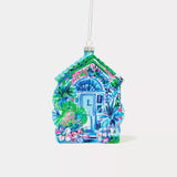 Lilly's House Glass OrnamentHome & Gifts - Home DecorLILLY PULITZERThe Printed Peach Savannah