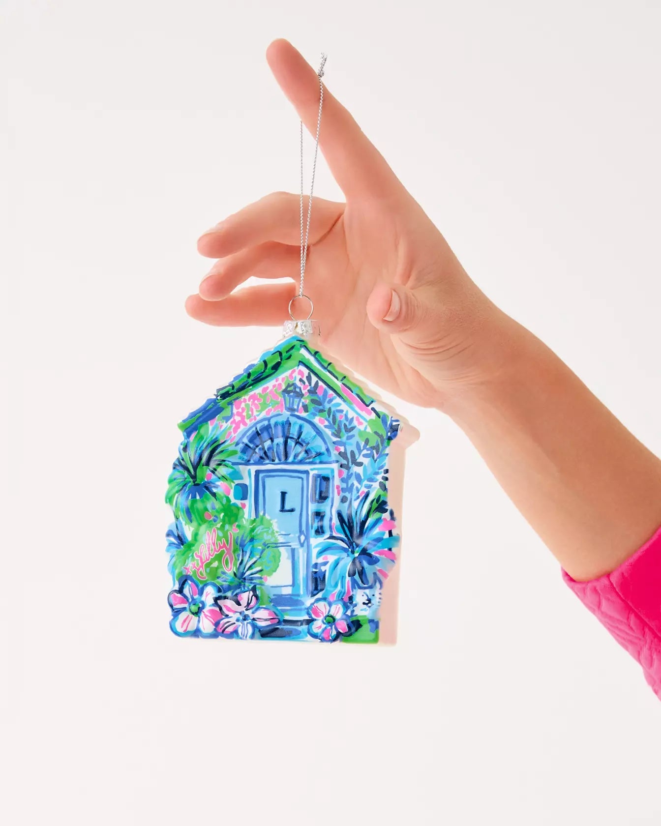 Lilly's House Glass OrnamentHome & Gifts - Home DecorLILLY PULITZERThe Printed Peach Savannah