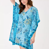 Lindamarie Silk CaftanWomen - Dresses - Straight DressesLILLY PULITZERThe Printed Peach Savannah