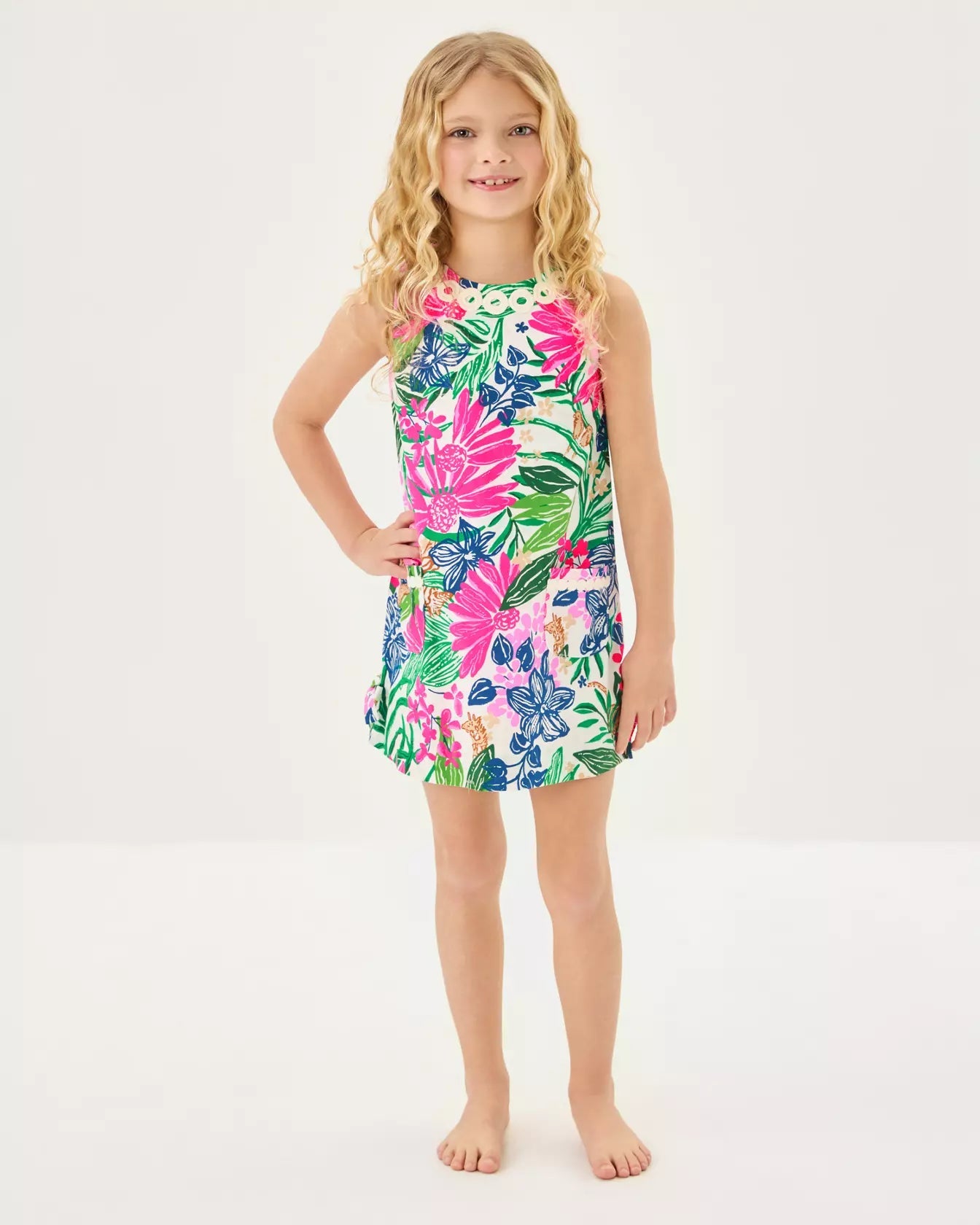 Little Lilly Classic Shift DressGirls - DressesLILLY PULITZERThe Printed Peach Savannah