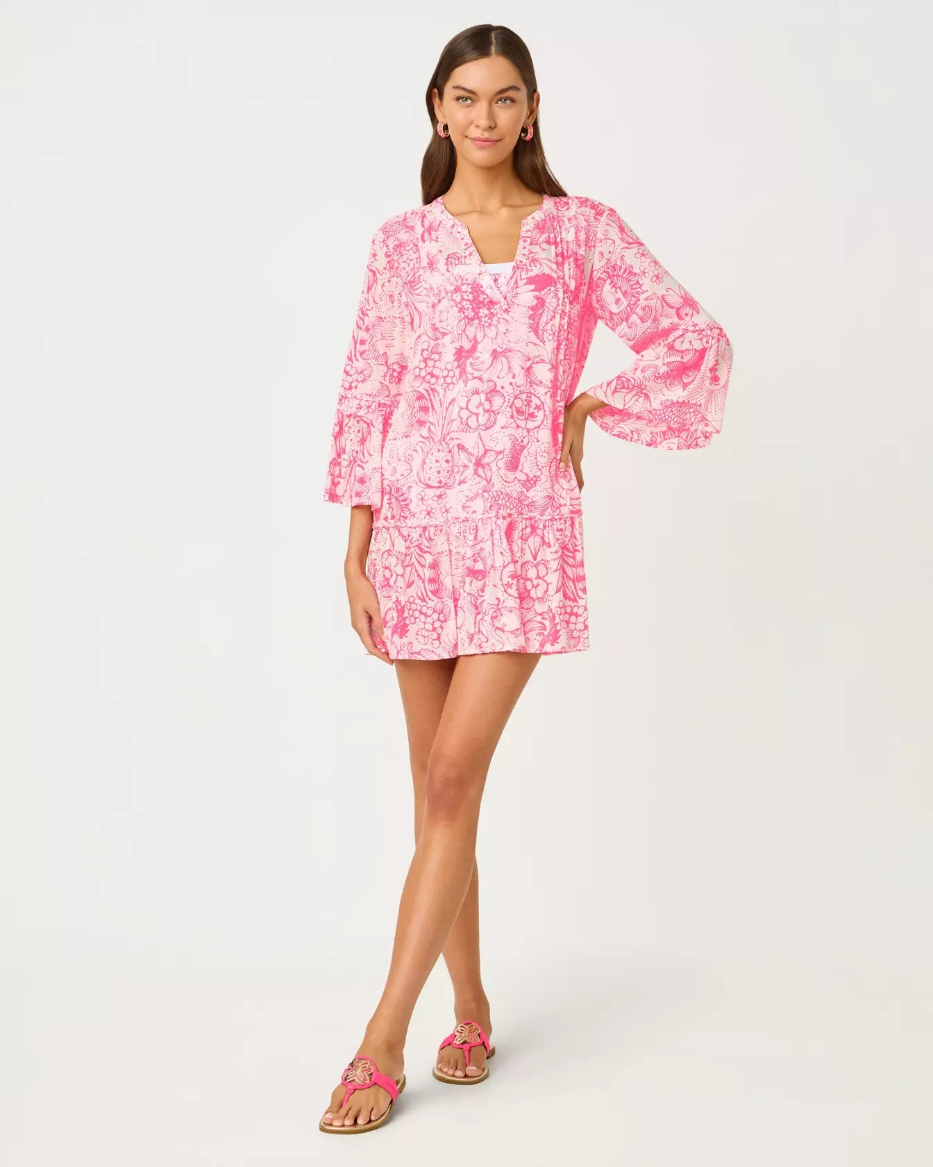 Livana Cover - UpWomen - Swim - Cover UpsLILLY PULITZERThe Printed Peach Savannah