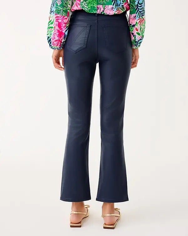 Liza Coated Crop Flare PantWomen - Bottoms - PantsLILLY PULITZERThe Printed Peach Savannah
