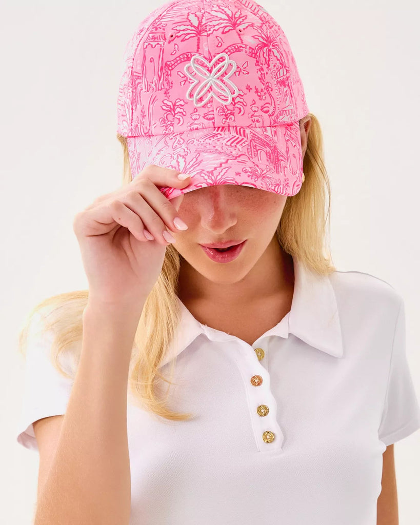 Logo Run Around HatHeartland Retail ItemsLILLY PULITZERThe Printed Peach Savannah