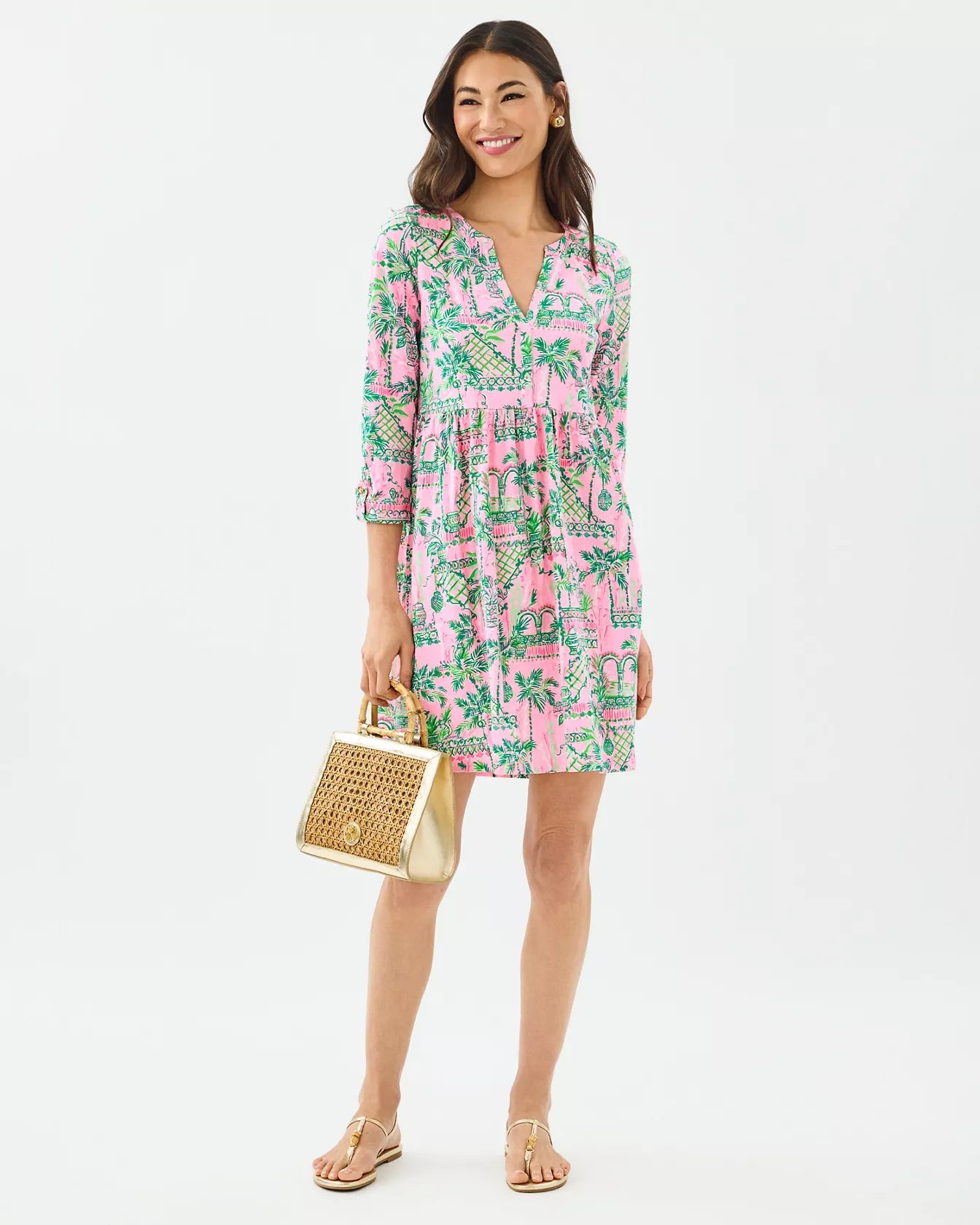 Loran Swing DressLILLY PULITZERThe Printed Peach Savannah