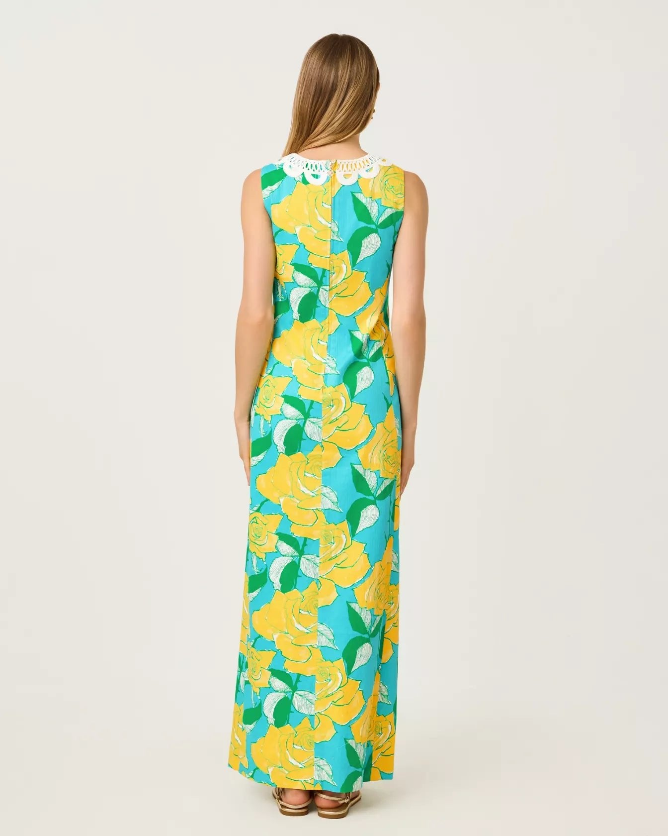 Lotta Stretch Maxi Shift DressLILLY PULITZERThe Printed Peach Savannah