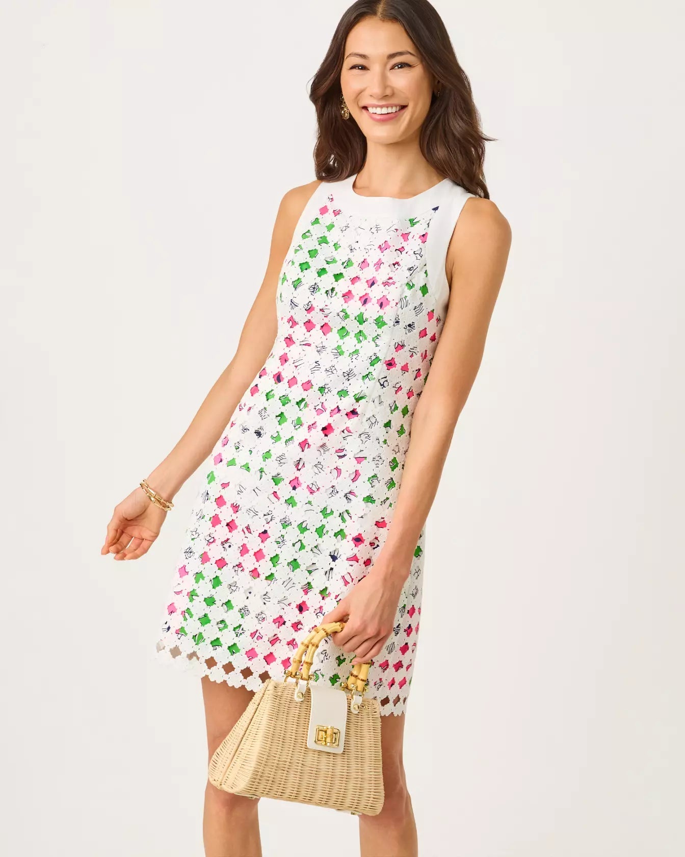 Lydon Lace Shift DressLILLY PULITZERThe Printed Peach Savannah