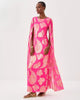 Madelyn Silk Boat Neck Maxi CaftanWomens - Dresses - Fitted DressesLILLY PULITZERThe Printed Peach Savannah
