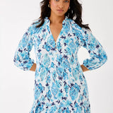 Malone 3/4 Sleeve Maxi DressWomen - Dresses - Swing DressesLILLY PULITZERThe Printed Peach Savannah