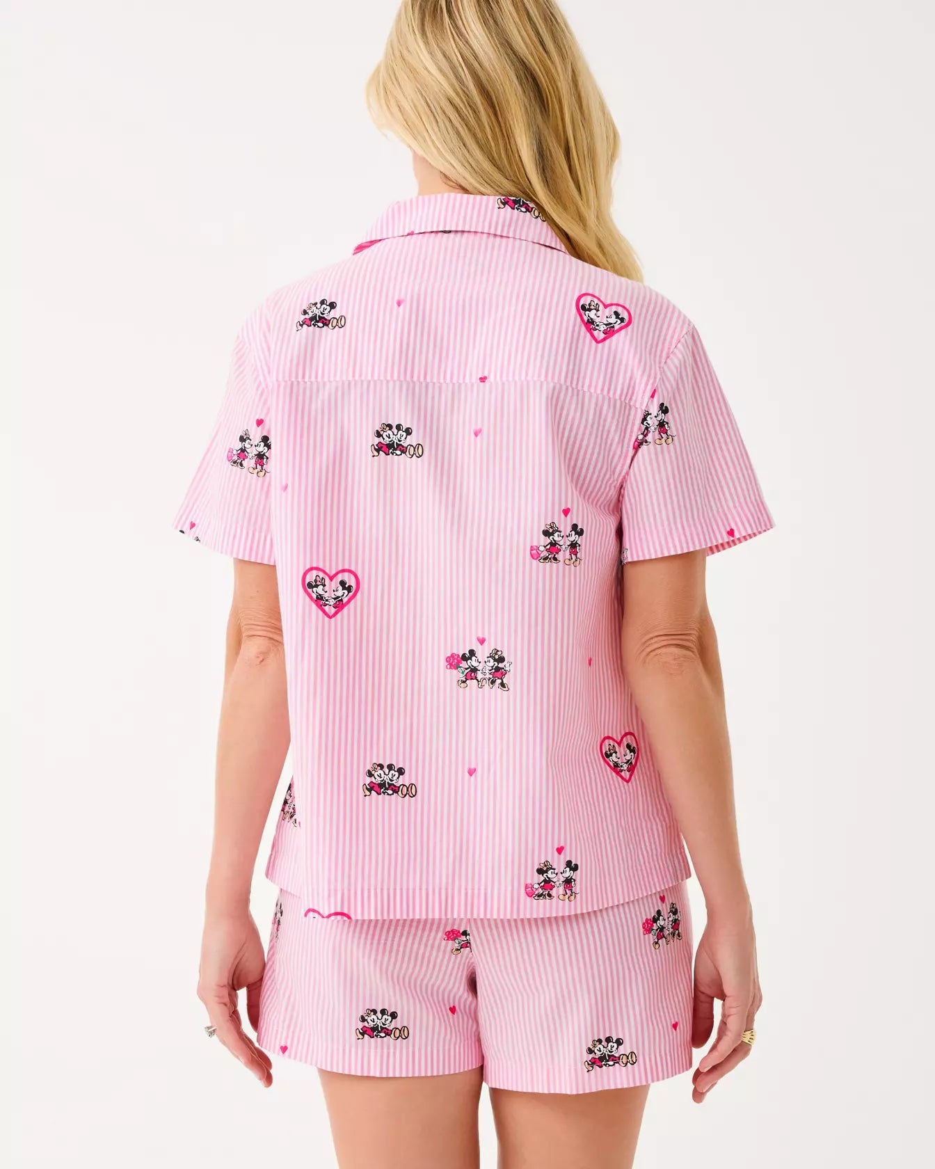 Mari Pajama Button - Up ShirtWomen - Pajama Party - TopsLILLY PULITZERThe Printed Peach Savannah
