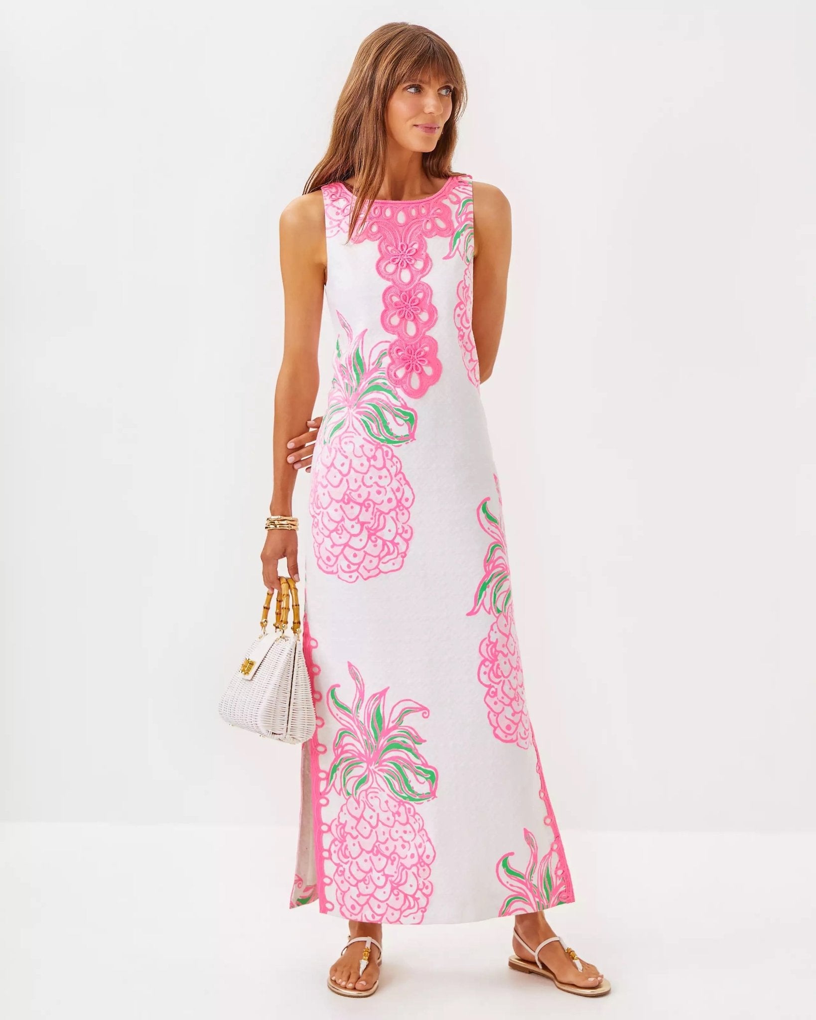 Marleigh Maxi Shift DressHeartland Retail ItemsLILLY PULITZERThe Printed Peach Savannah