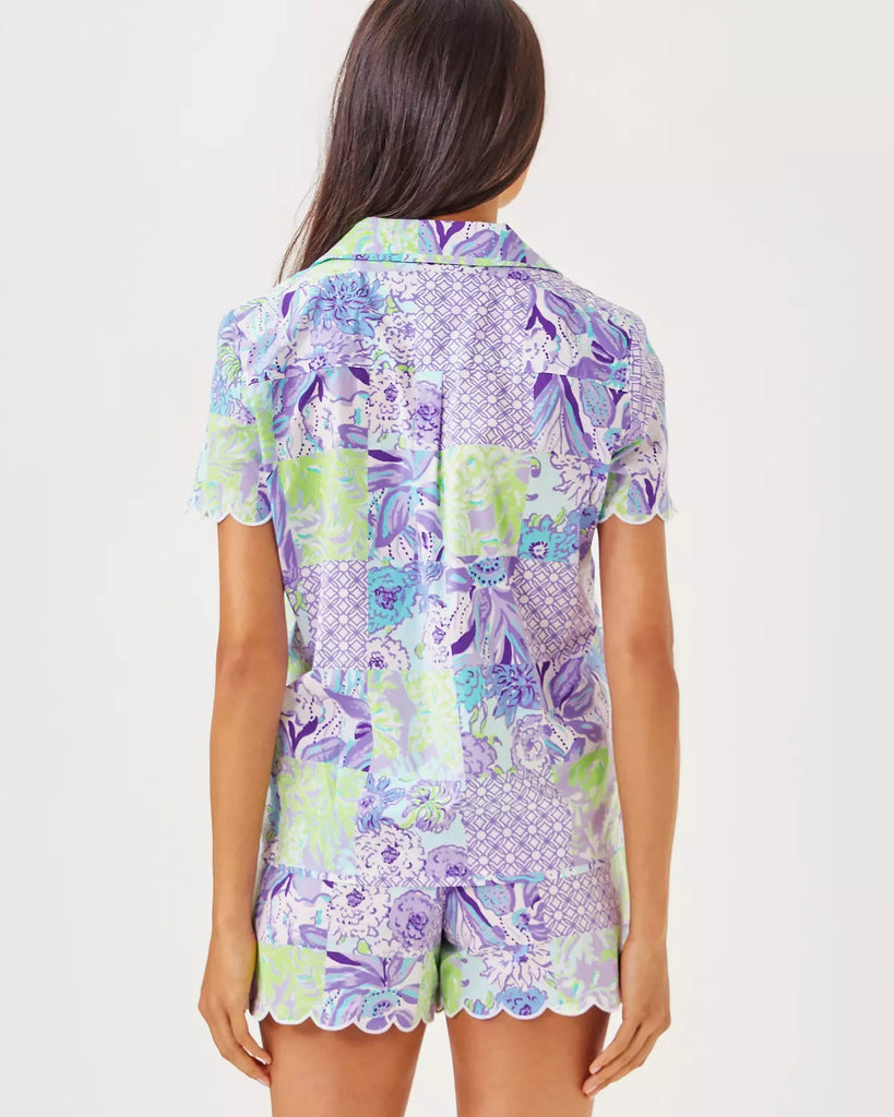 Marlita PJ TopLILLY PULITZERThe Printed Peach Savannah