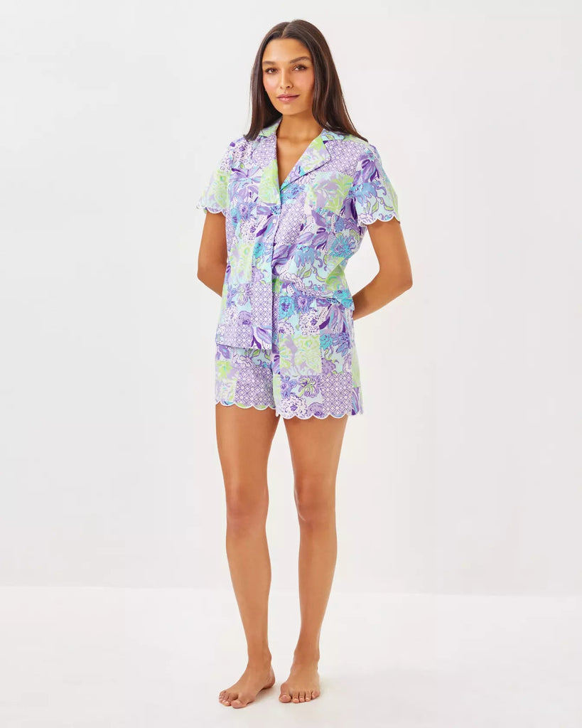 Marlita PJ TopLILLY PULITZERThe Printed Peach Savannah