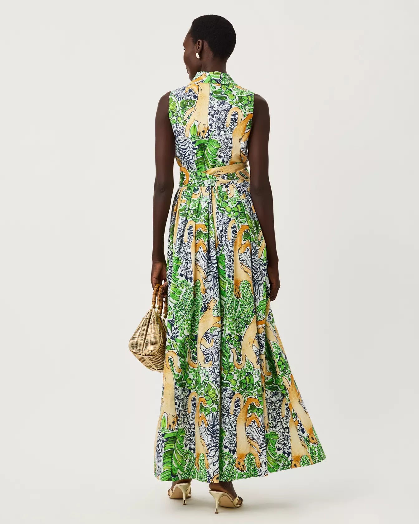 Marria Stretch Maxi DressDresses-Fit & Flare DressesLILLY PULITZERThe Printed Peach Savannah