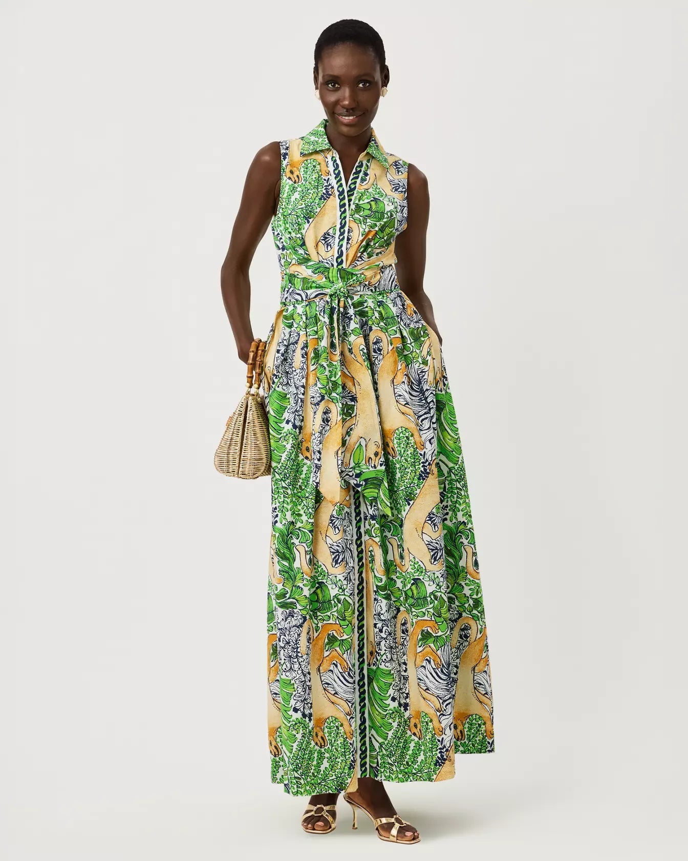 Marria Stretch Maxi DressDresses-Fit & Flare DressesLILLY PULITZERThe Printed Peach Savannah