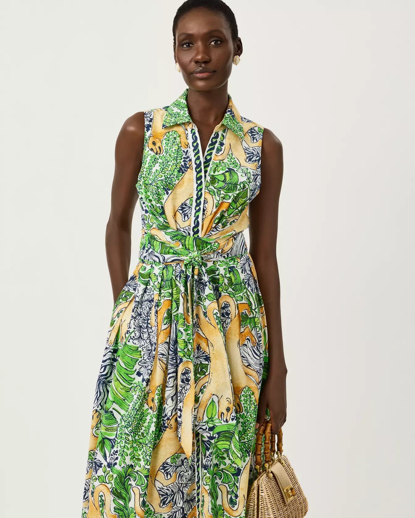 Marria Stretch Maxi DressDresses-Fit & Flare DressesLILLY PULITZERThe Printed Peach Savannah