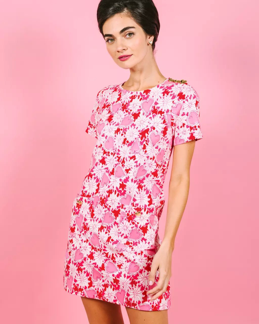 Mattison Shift DressWomen - Dresses - A - Line/Easy DressesLILLY PULITZERThe Printed Peach Savannah