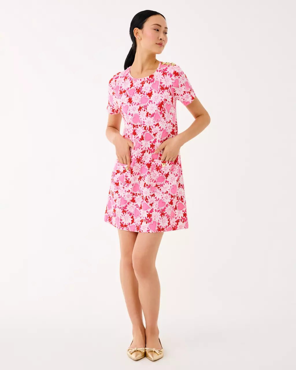 Mattison Shift DressWomen - Dresses - A - Line/Easy DressesLILLY PULITZERThe Printed Peach Savannah