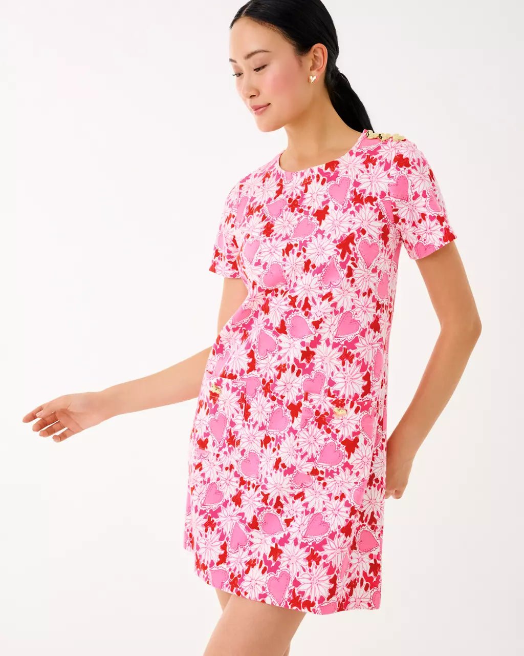 Mattison Shift DressWomen - Dresses - A - Line/Easy DressesLILLY PULITZERThe Printed Peach Savannah