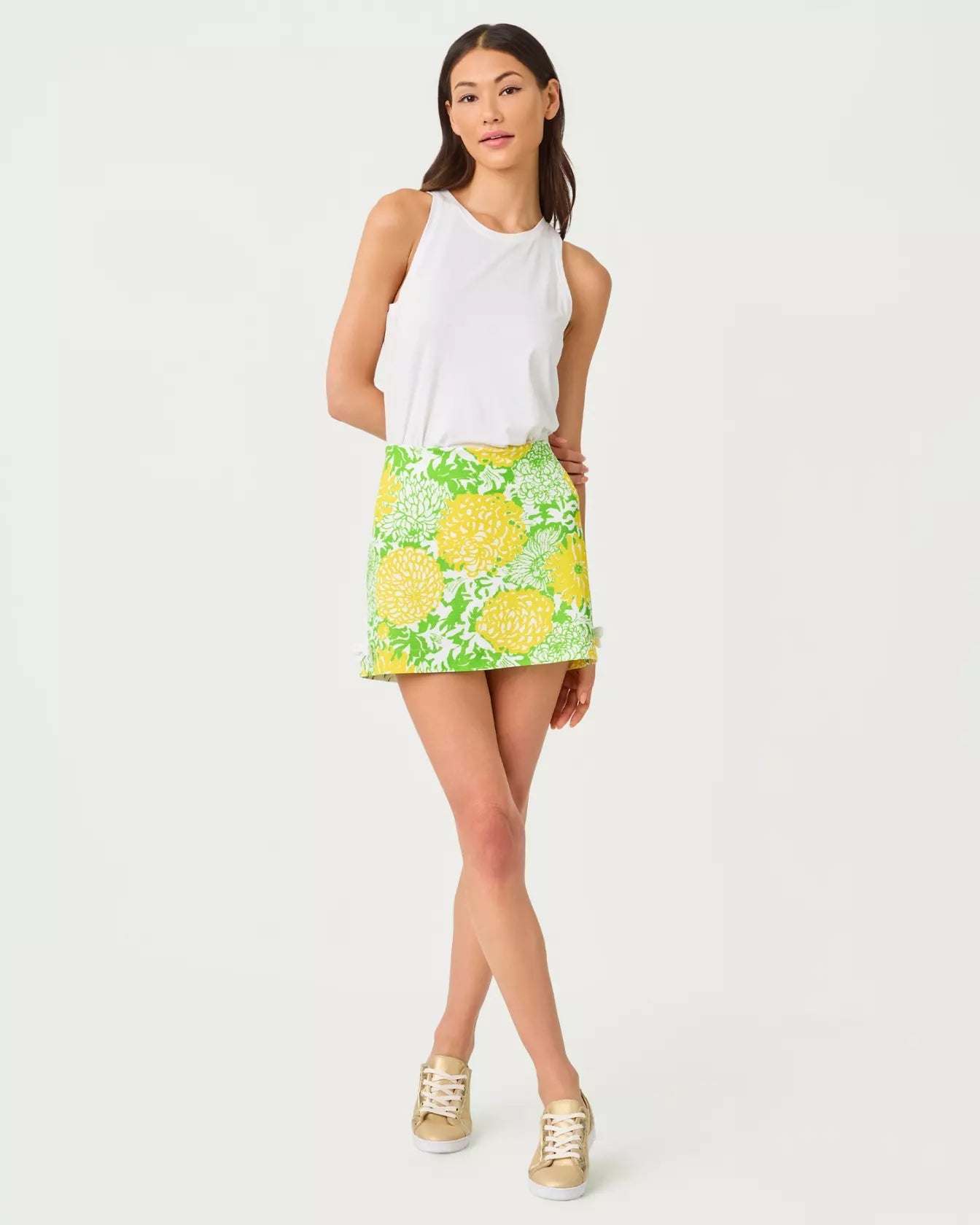 Meena Skort UPF 50+Women - SkortsLILLY PULITZERThe Printed Peach Savannah