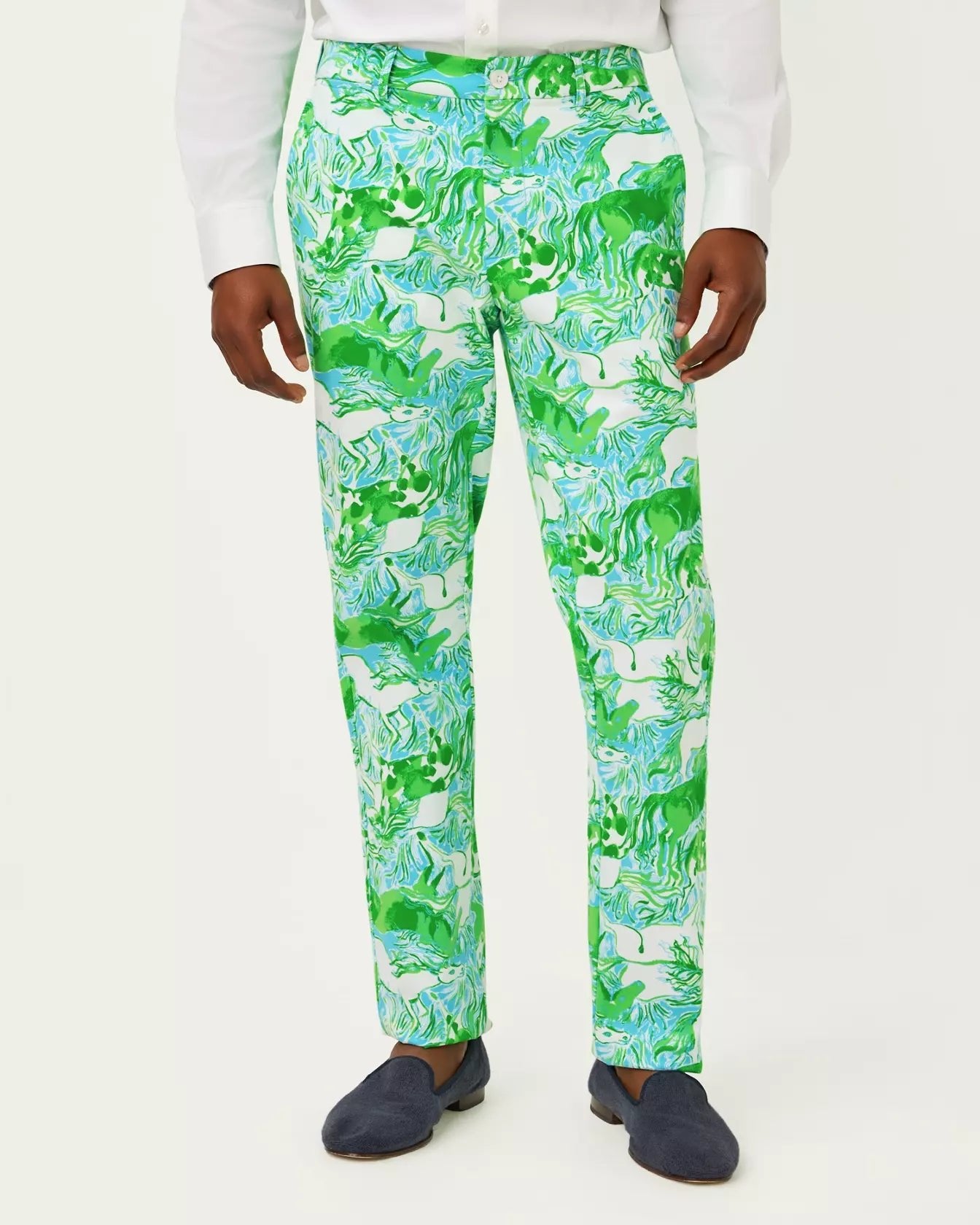 Men's Stuff 34" Mizner Stretch PantMen - Bottoms - PantsLILLY PULITZERThe Printed Peach Savannah