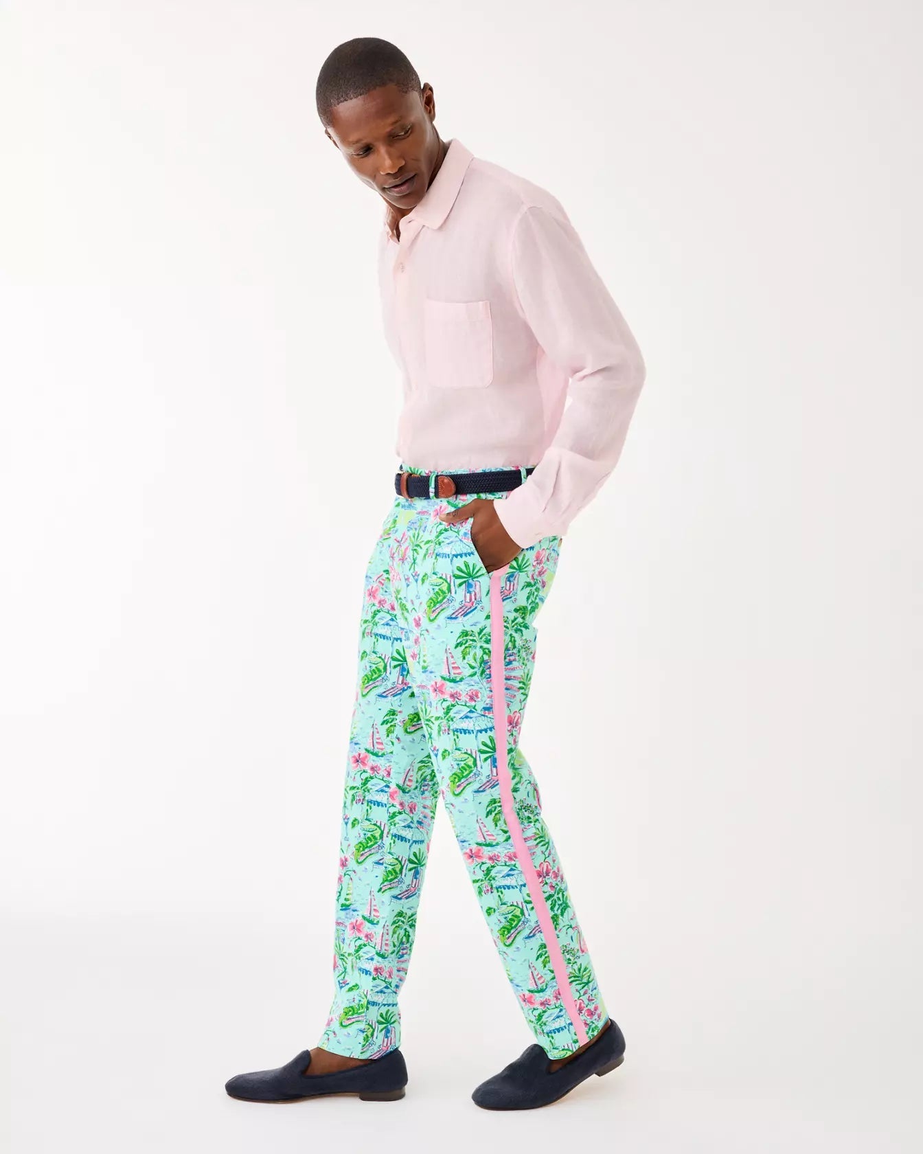 Men's Stuff 34" Mizner Stretch PantMen - BottomsLILLY PULITZERThe Printed Peach Savannah
