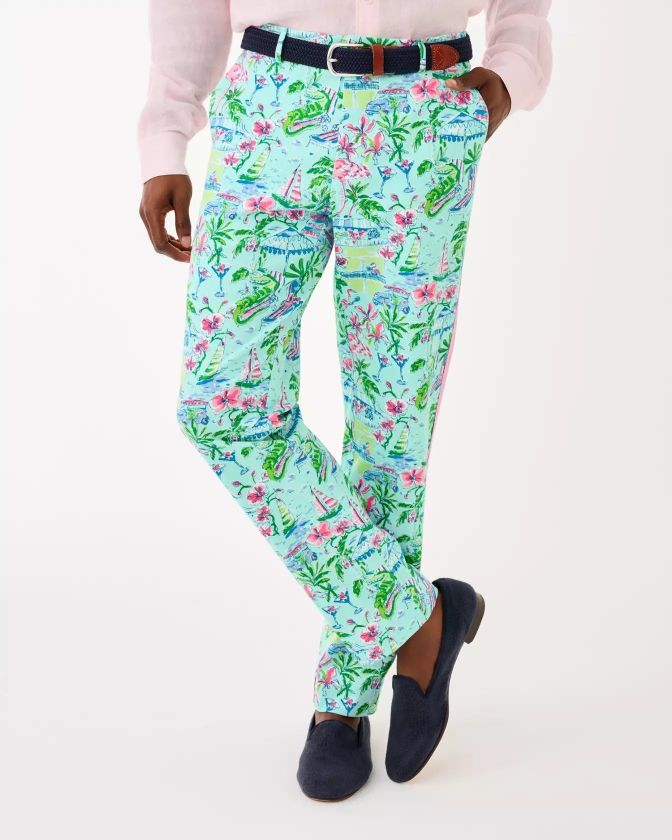 Men's Stuff 34" Mizner Stretch PantMen - BottomsLILLY PULITZERThe Printed Peach Savannah