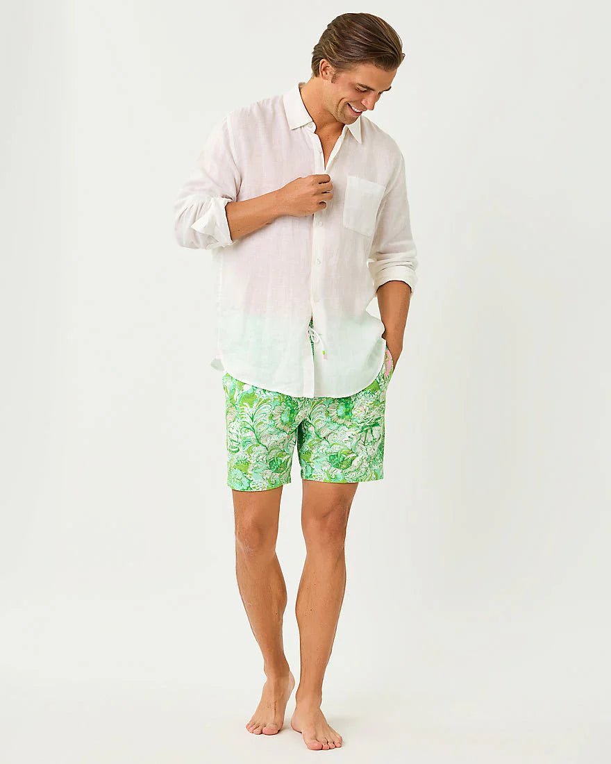 Men's Stuff 6" Del Lago Swim TrunkMen - SwimLILLY PULITZERThe Printed Peach Savannah