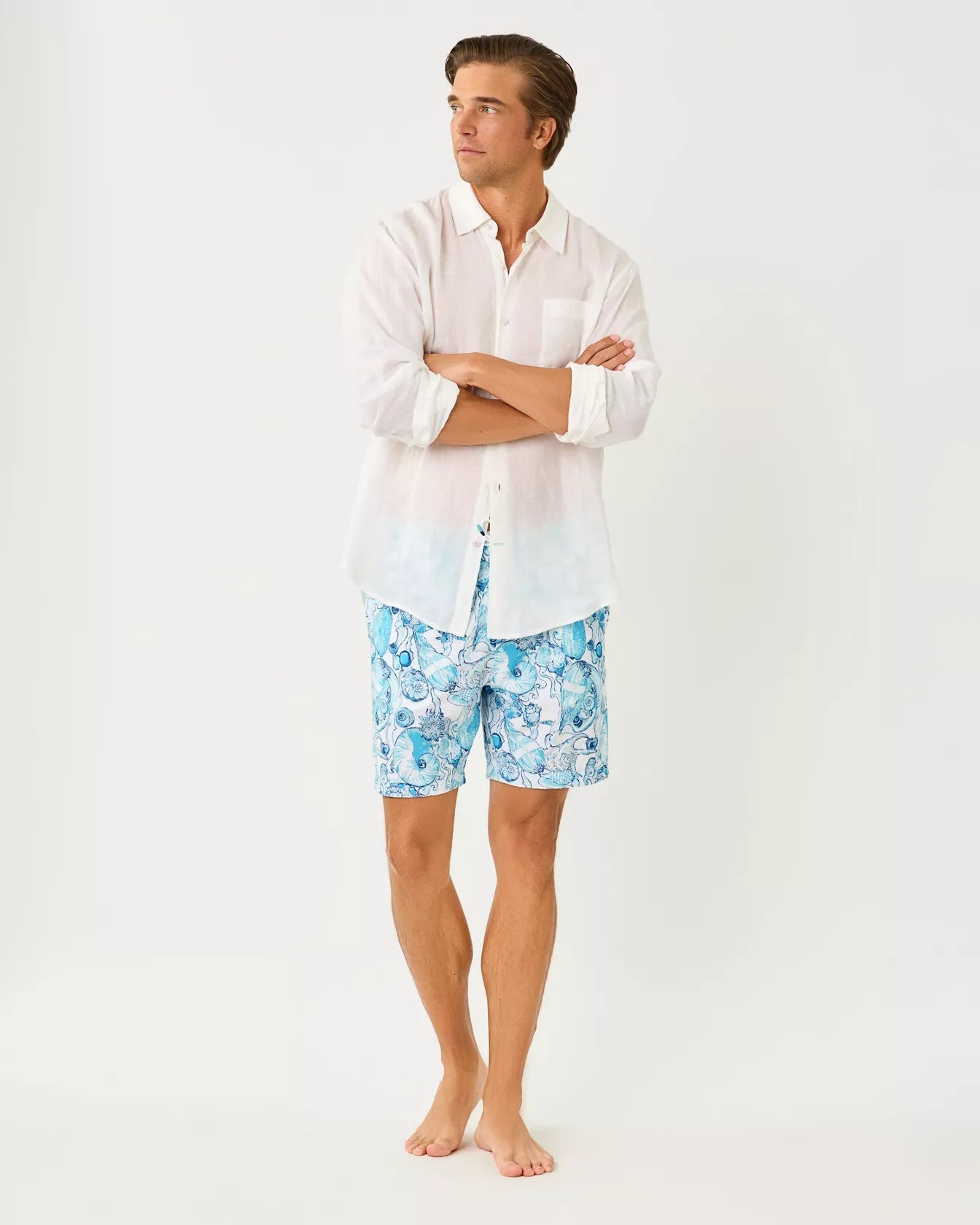Men's Stuff 6" Del Lago Swim TrunkMen - SwimLILLY PULITZERThe Printed Peach Savannah