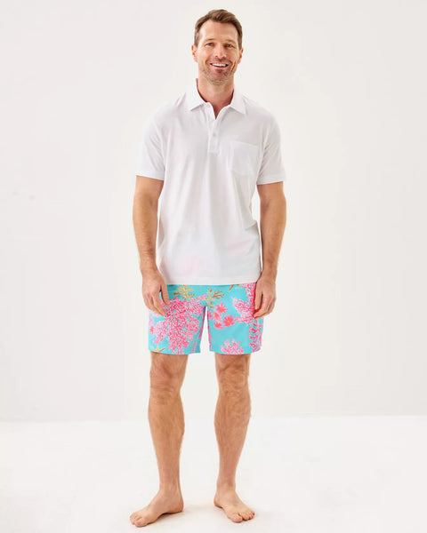 Men's Stuff Del Lago Swim TrunkHeartland Retail ItemsLILLY PULITZERThe Printed Peach Savannah