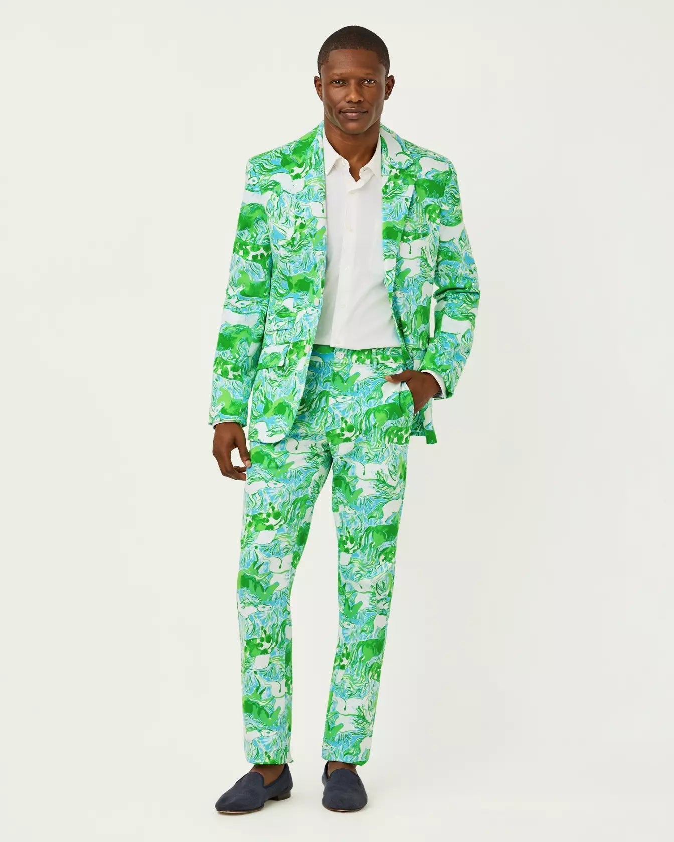 Mens Stuff Flagler BlazerMen - JacketsLILLY PULITZERThe Printed Peach Savannah