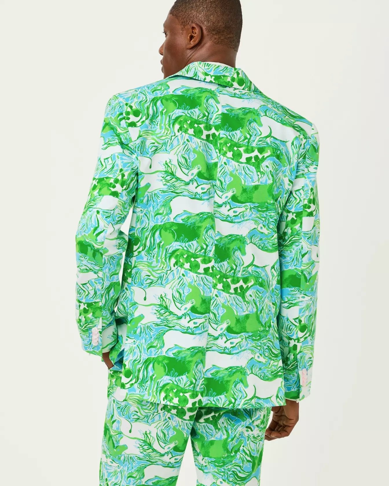 Mens Stuff Flagler BlazerMen - JacketsLILLY PULITZERThe Printed Peach Savannah