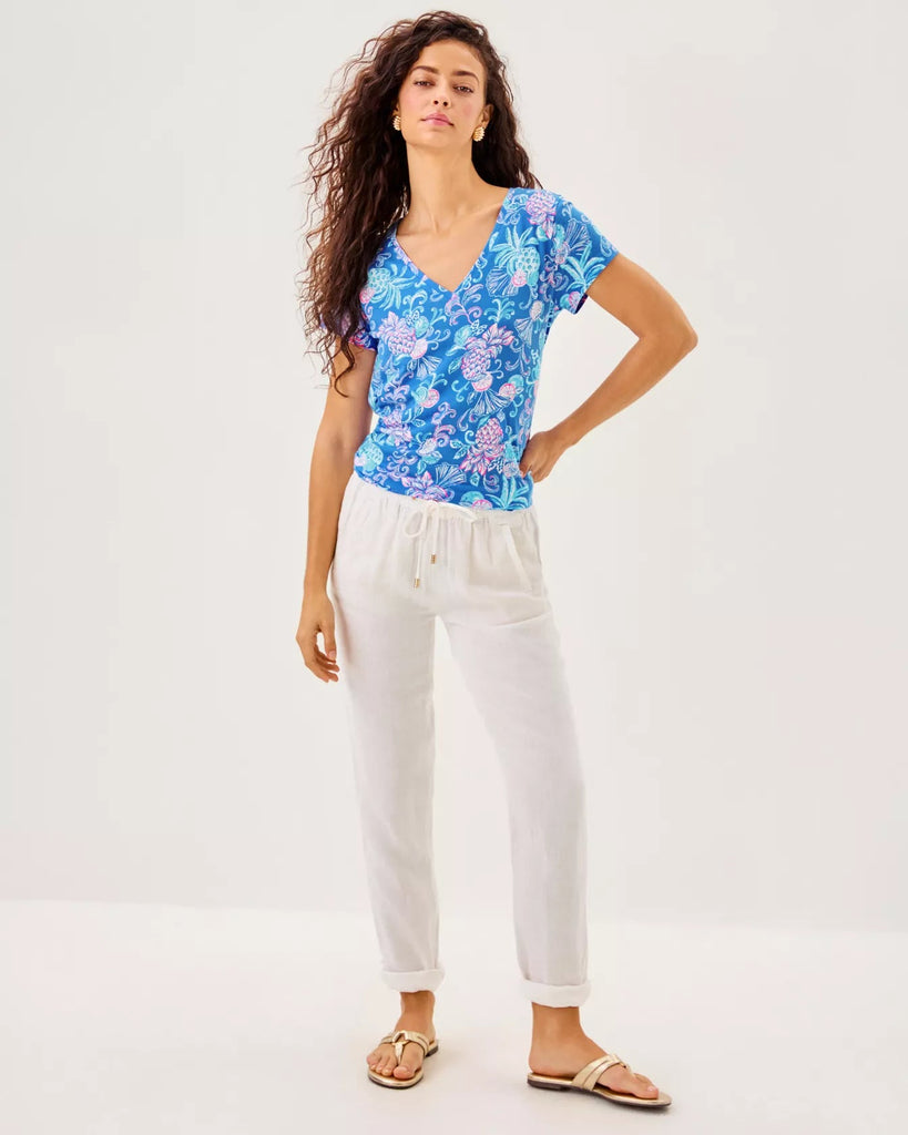 Meredith TeeWomens - Tops - TeesLILLY PULITZERThe Printed Peach Savannah