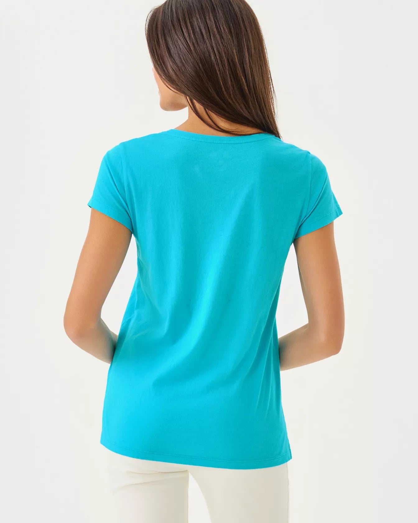 Meredith TeeWomen - Tops - TeesLILLY PULITZERThe Printed Peach Savannah