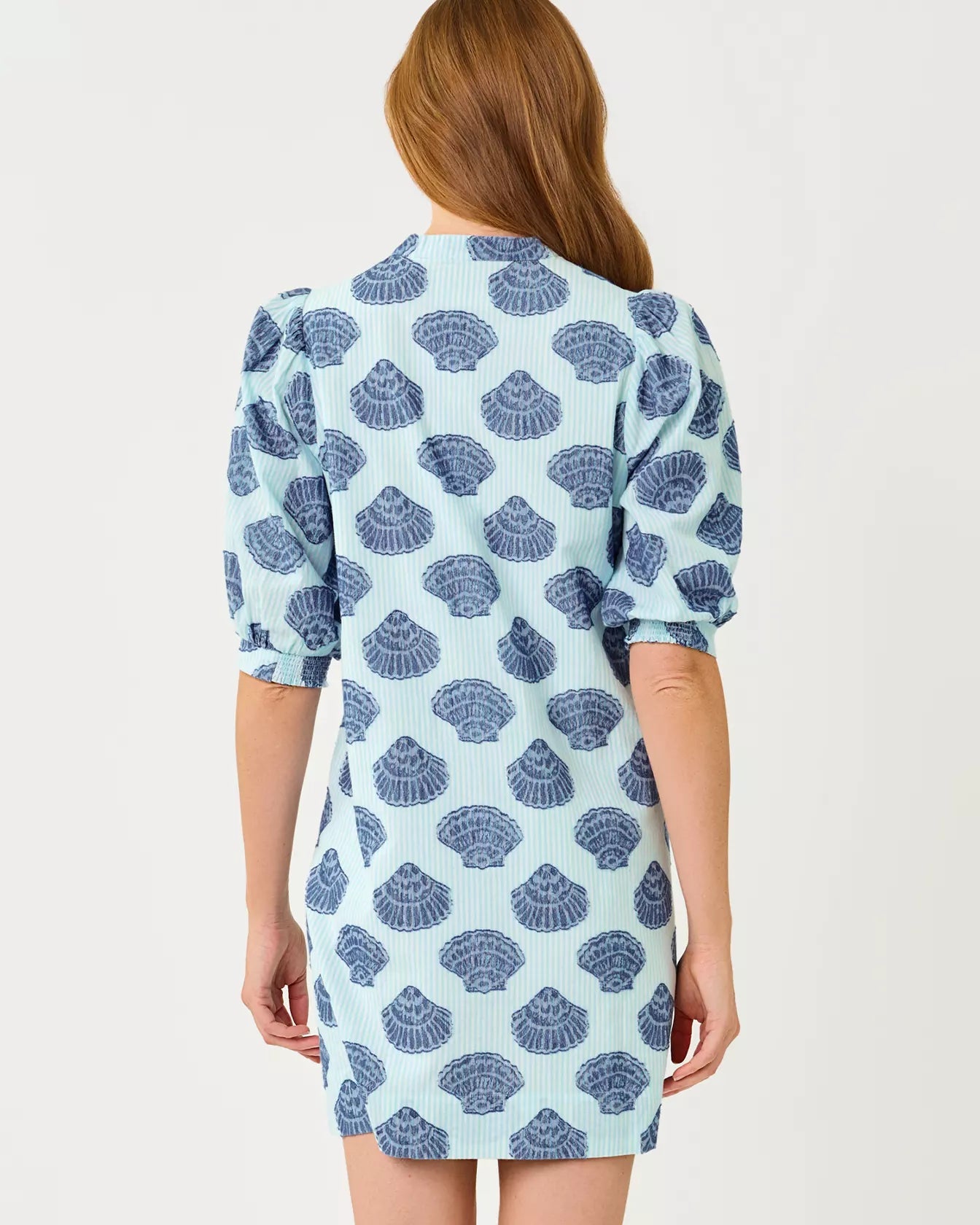 Mialeigh Elbow Sleeve DressWomen - Dresses - A - Line/Easy DressesLILLY PULITZERThe Printed Peach Savannah