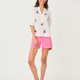 Mialeigh Embroidered Linen TopLILLY PULITZERThe Printed Peach Savannah