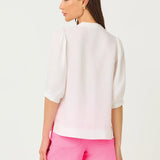 Mialeigh Embroidered Linen TopLILLY PULITZERThe Printed Peach Savannah