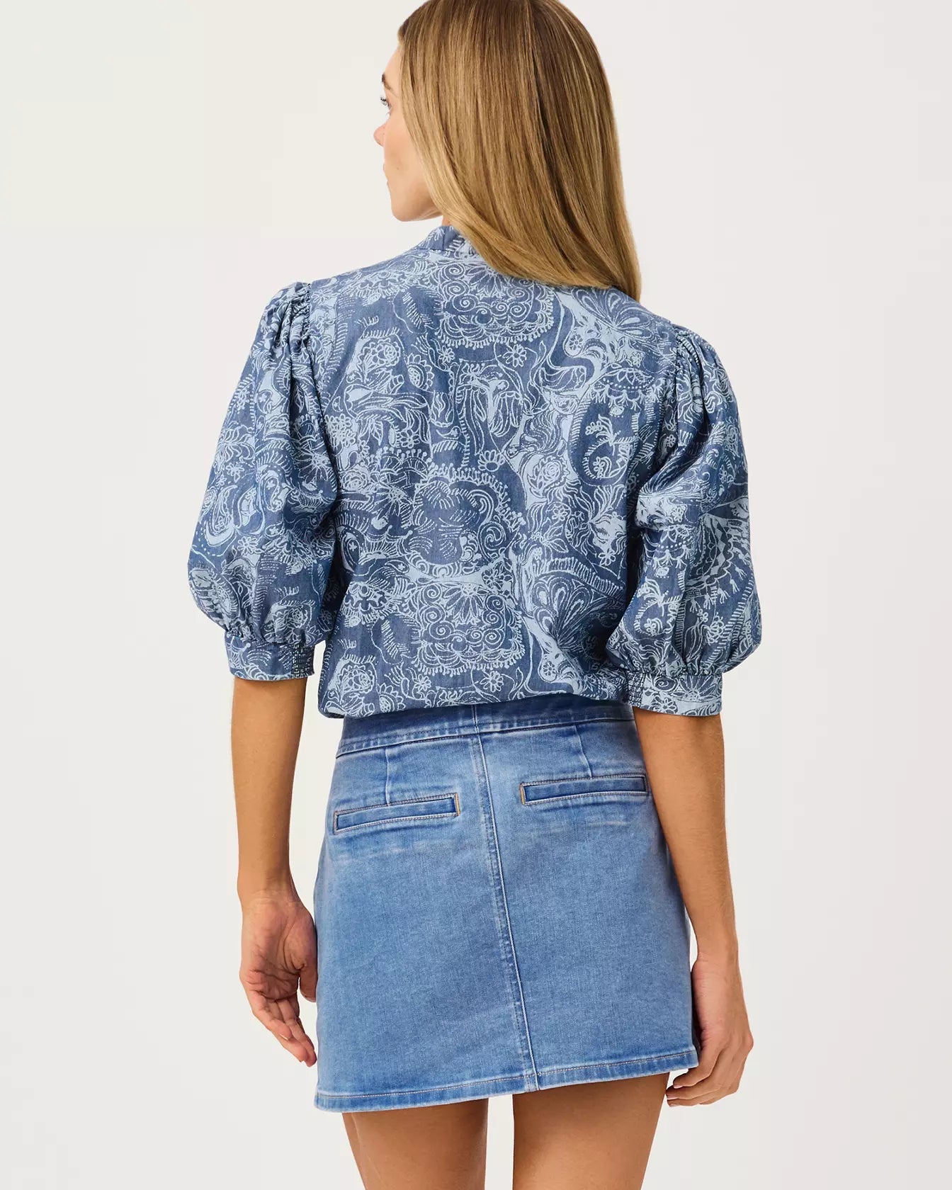 Mialeigh TopLILLY PULITZERThe Printed Peach Savannah