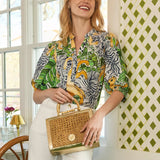 Mialeigh TopLILLY PULITZERThe Printed Peach Savannah