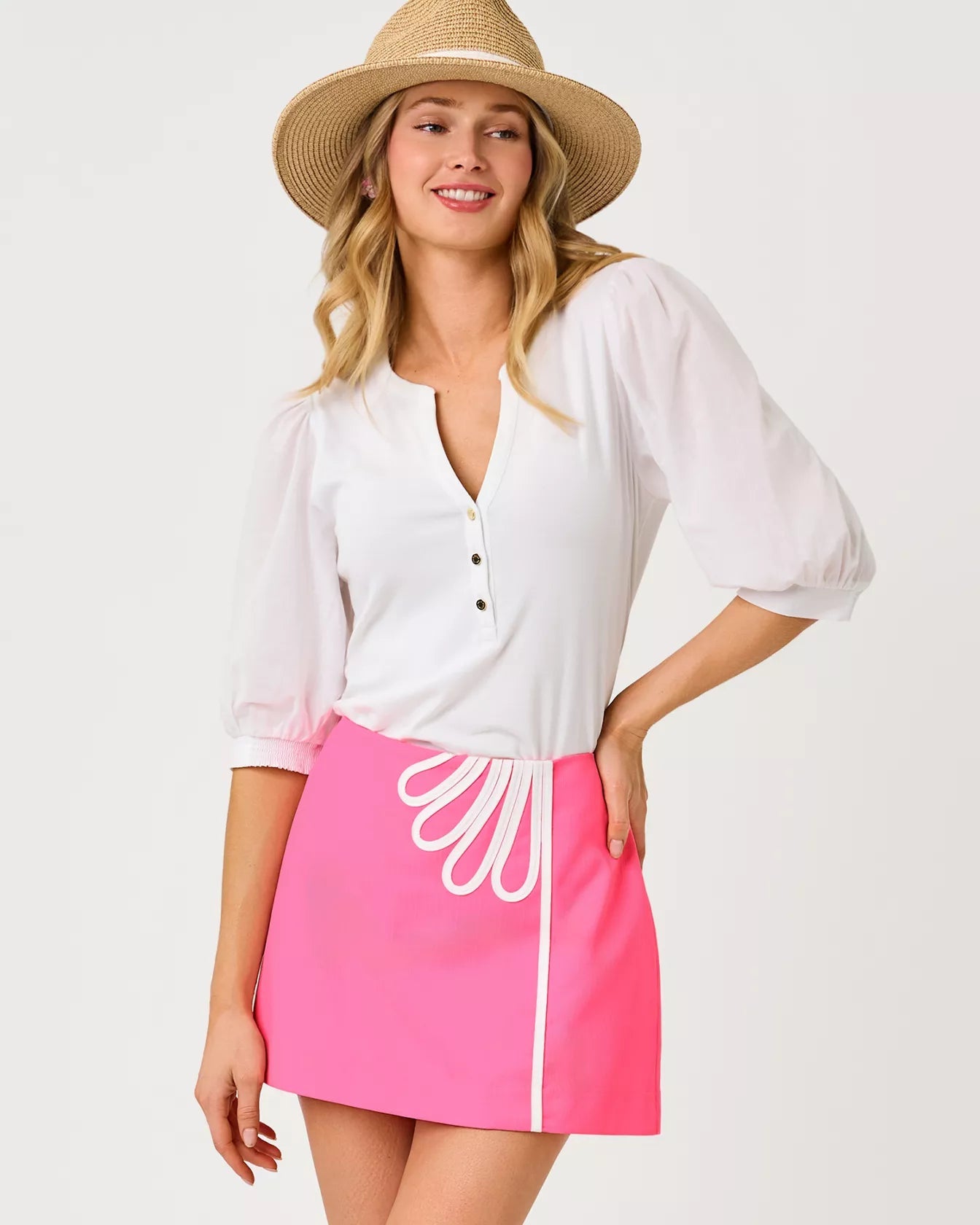 Michelina Mini SkortWomen - Bottoms - SkortsLILLY PULITZERThe Printed Peach Savannah