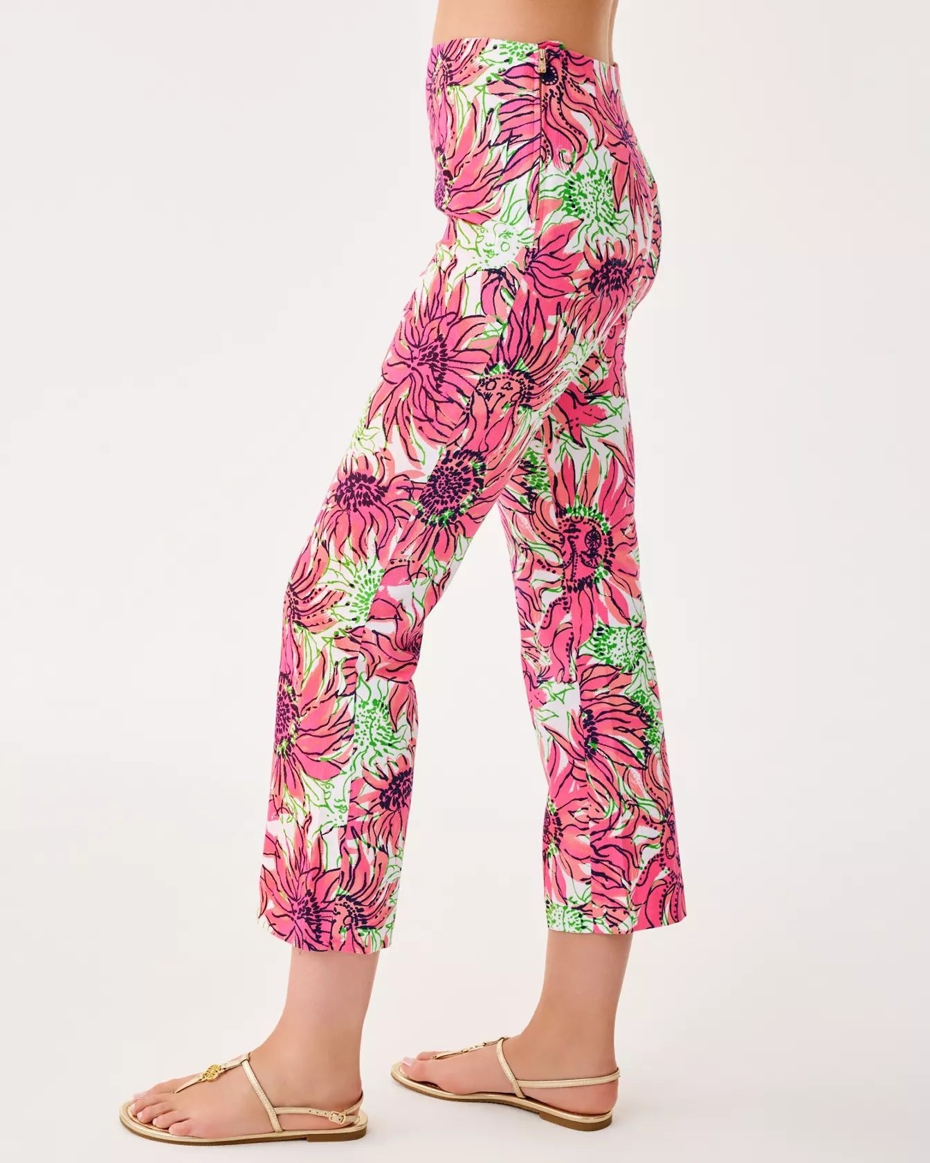 Michelle Crop PantWomen - Bottoms - PantsLILLY PULITZERThe Printed Peach Savannah