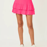 Miesha Scallop Skort UPF 50+LILLY PULITZERThe Printed Peach Savannah