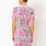 Mila Short Sleeve Shift DressWomen - Dresses - Straight DressesLILLY PULITZERThe Printed Peach Savannah