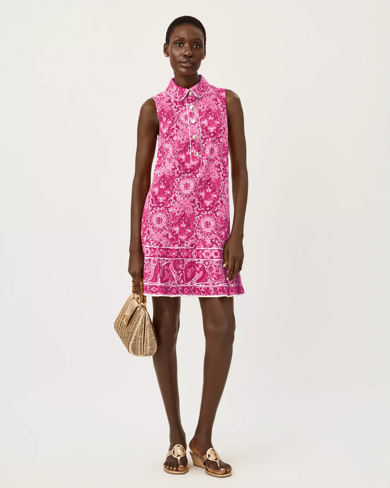 Milana DressWomen - Dresses - Straight DressesLILLY PULITZERThe Printed Peach Savannah