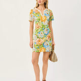 Minerva Short Sleeve Stretch ShiftWomen - Dresses - Fitted DressesLILLY PULITZERThe Printed Peach Savannah