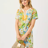 Minerva Short Sleeve Stretch ShiftWomen - Dresses - Fitted DressesLILLY PULITZERThe Printed Peach Savannah