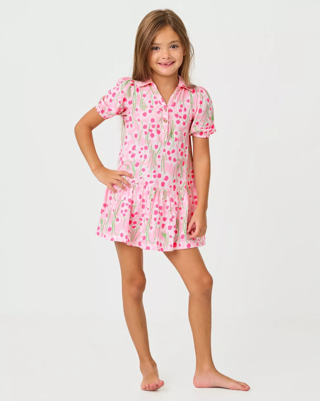 Mini Bingley DressGirls - DressesLILLY PULITZERThe Printed Peach Savannah