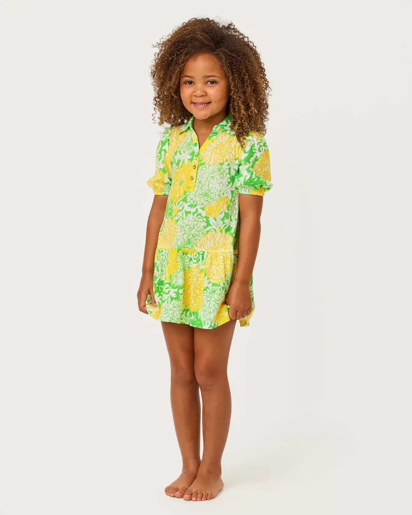 Mini Bingley DressGirls - DressesLILLY PULITZERThe Printed Peach Savannah