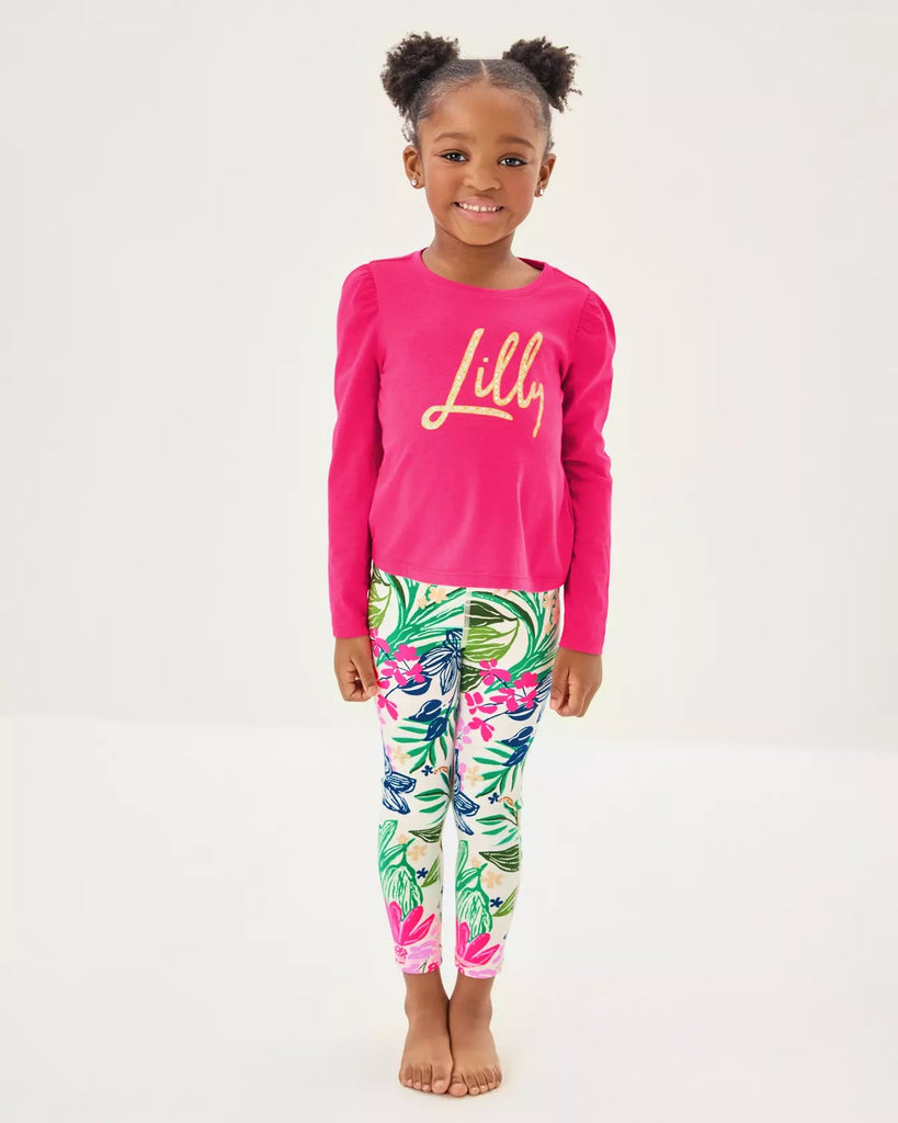 Mini Weekender Legging UPF 50+Girls - BottomsLILLY PULITZERThe Printed Peach Savannah