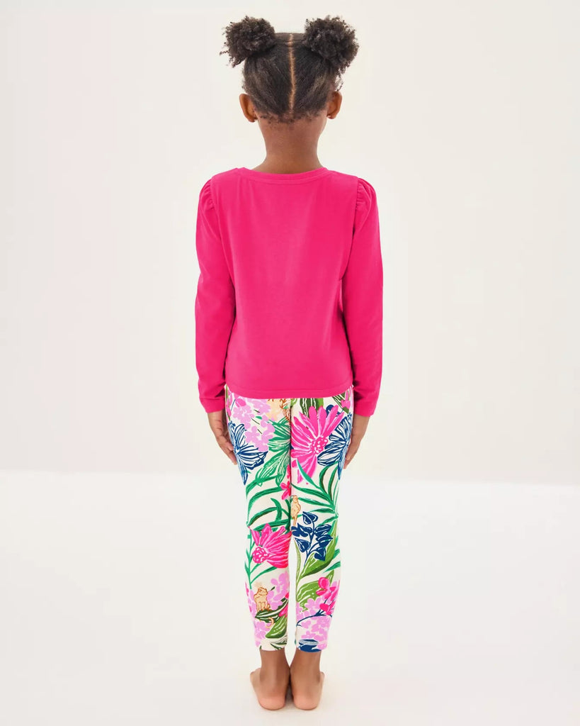 Mini Weekender Legging UPF 50+Girls - BottomsLILLY PULITZERThe Printed Peach Savannah