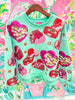 Mint Green Velvet Chocolate Boxes SweatshirtHeartland Retail ItemsQueen of SparklesThe Printed Peach Savannah